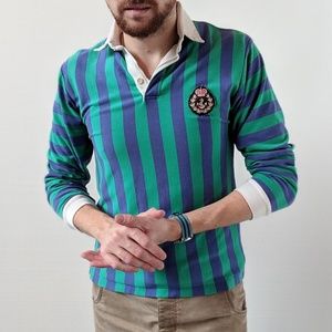 Rugby long sleeve striped shirt